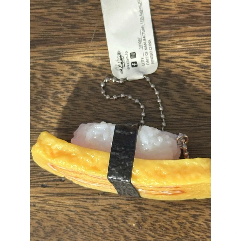 Kalan LP Tamago Sushi Squishy Keychain Egg‎ Sushi Seaweed Food Toy